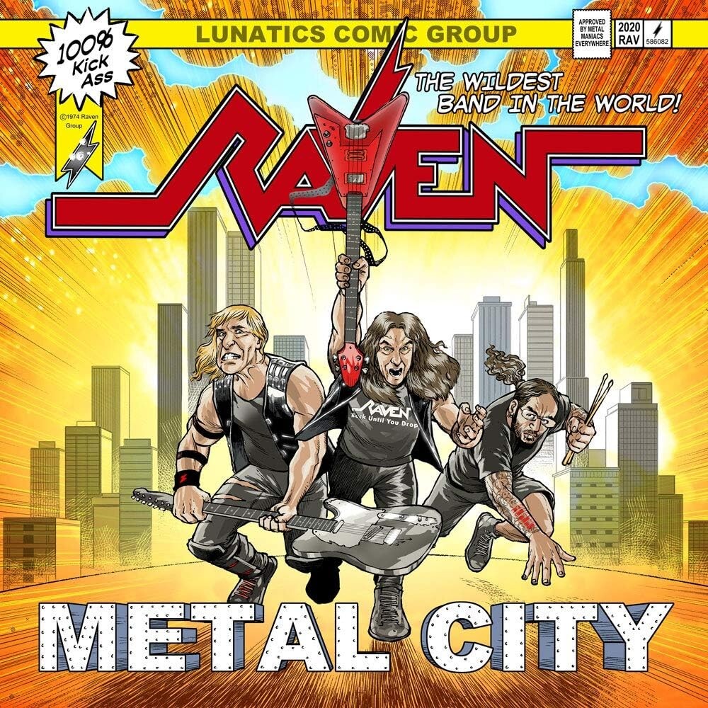 RAVEN Metal City + 1 JAPAN CD New