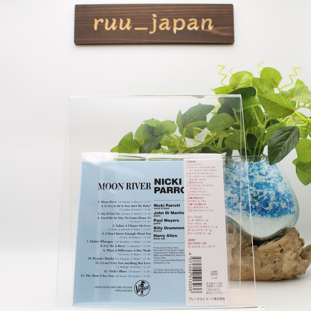 New Nicki Parrott Jazz Bass CD Moon River Paper Sleeve Japan OBI*