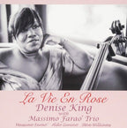 Denise King / Massimo Faraò Trio Jazz Vocal CD La Vie En Rose Paper Slv OBI NEW