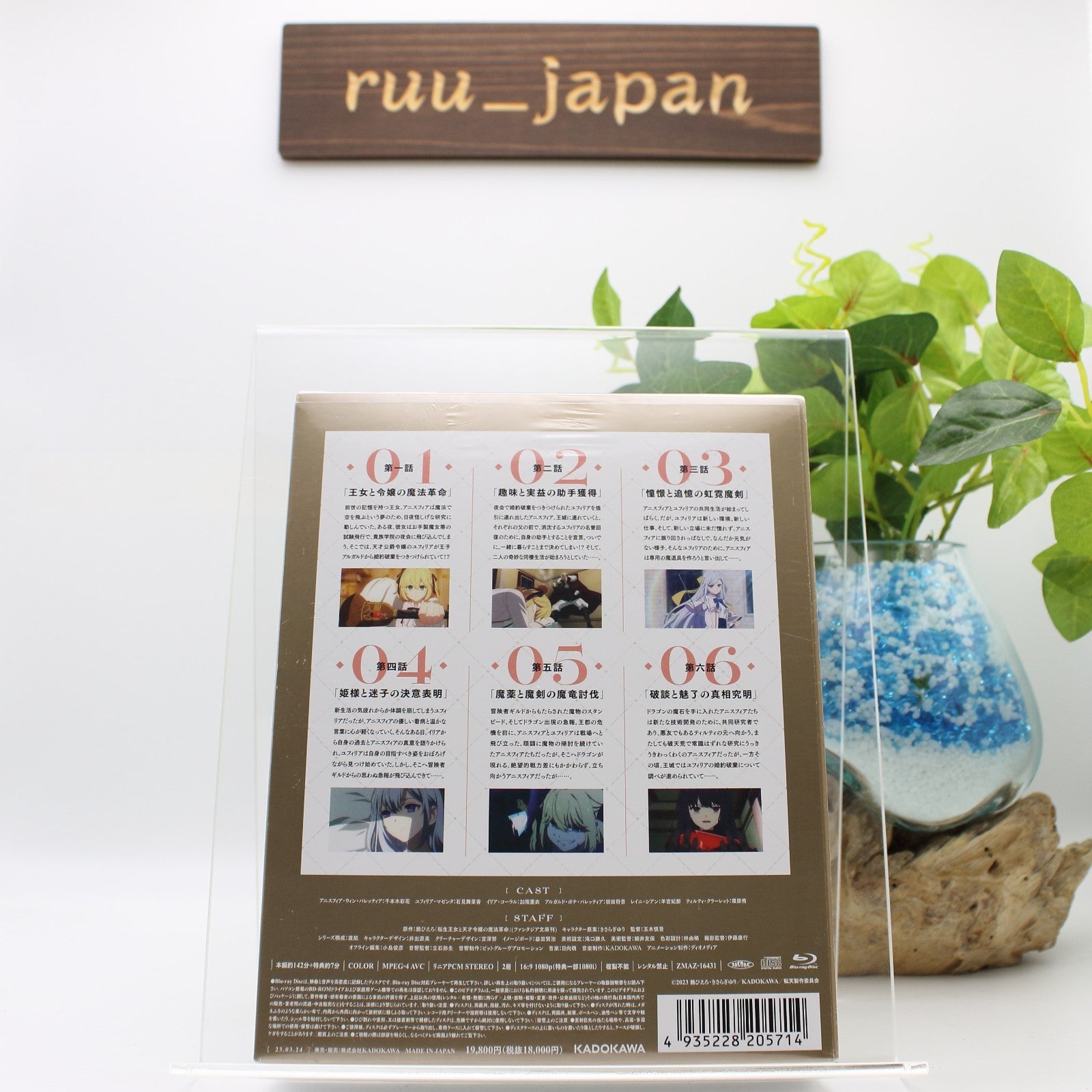 The Magical Revolution of the Reincarnated Princess Blu-ray Box Vol.1 Japan New