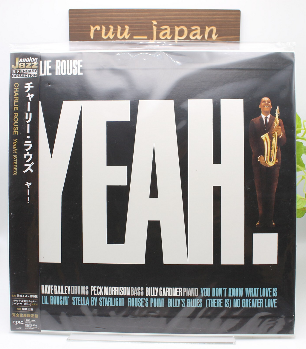 CHARLIE ROUSE YEAH! STEREO LIMITED PRESS 180g JAPAN VINYL RECORD New