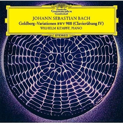 CD New Wilhelm Kempff J.S.Bach Goldberg Variations 2 CD TOWER RECORDS JAPAN