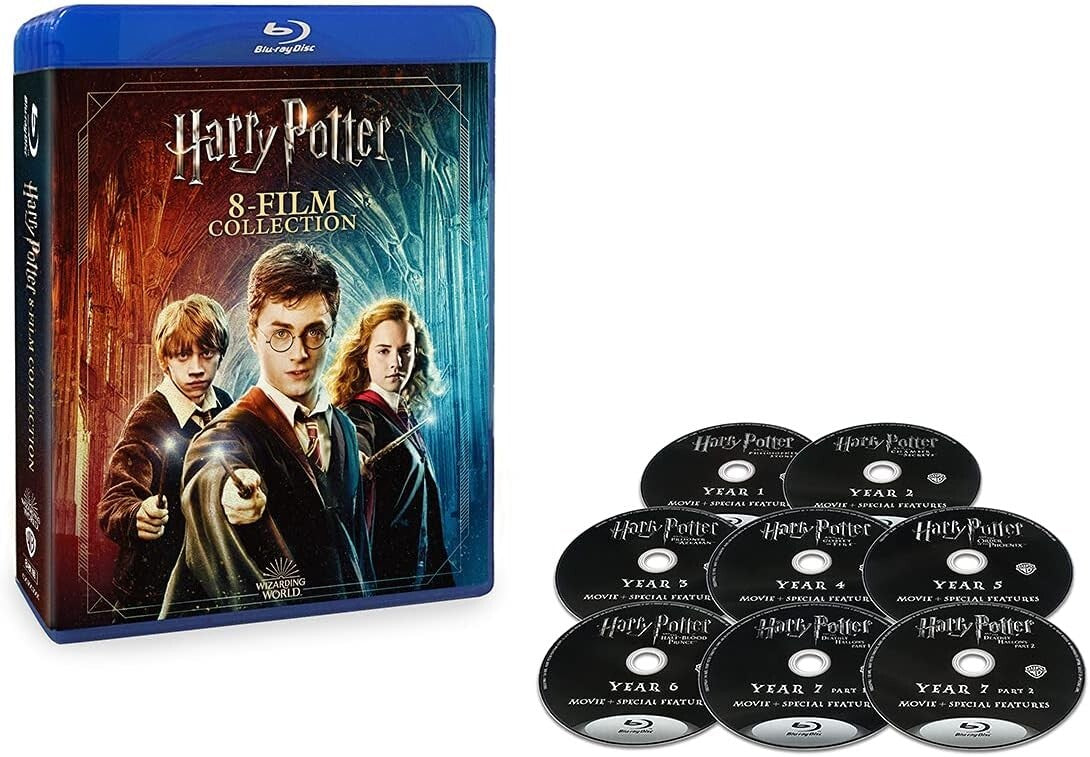 Harry Potter 8-Film 8-disc set Limited to Amazon.co.jp Japan Blu-ray New