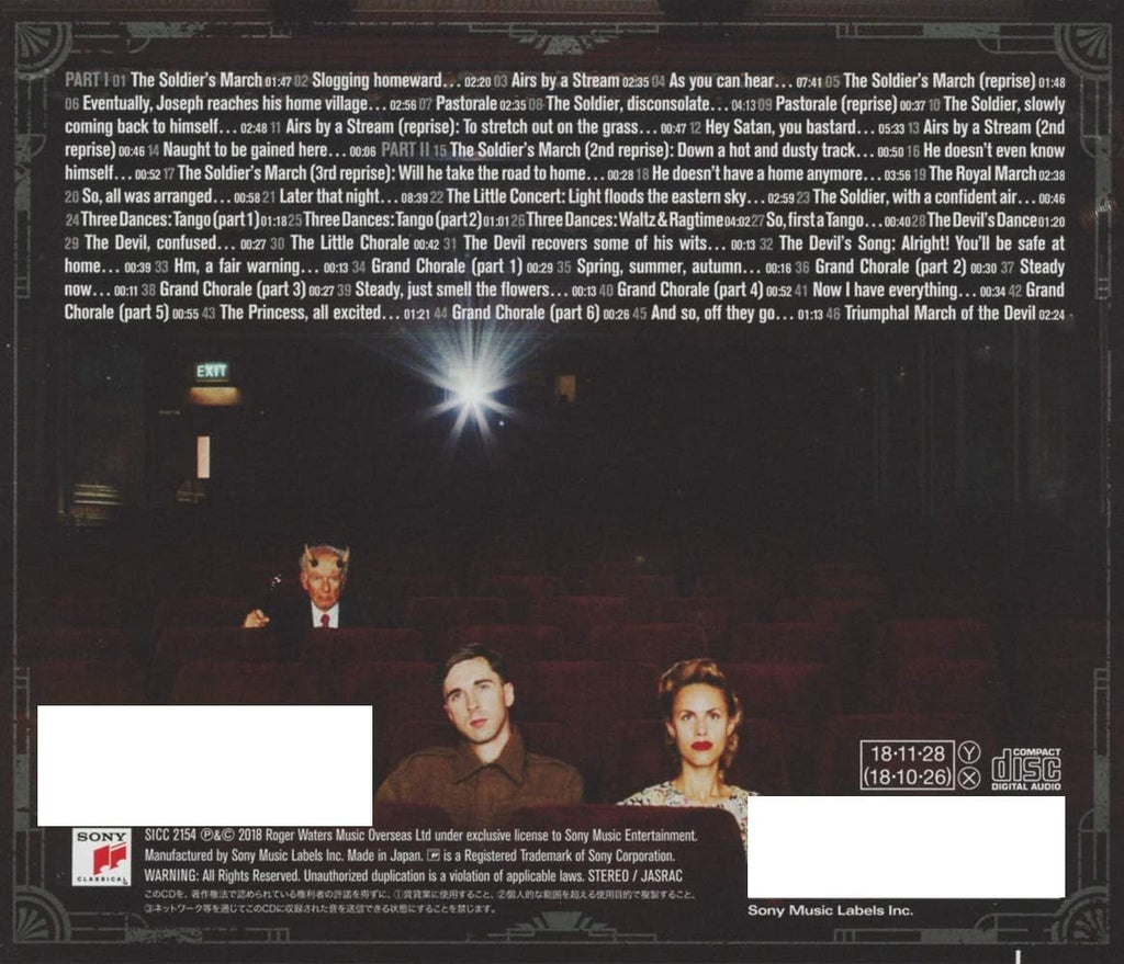 CD New ROGER WATERS (Narration) STRAVINSKY THE SOLDIERS TALE Pink Floyd