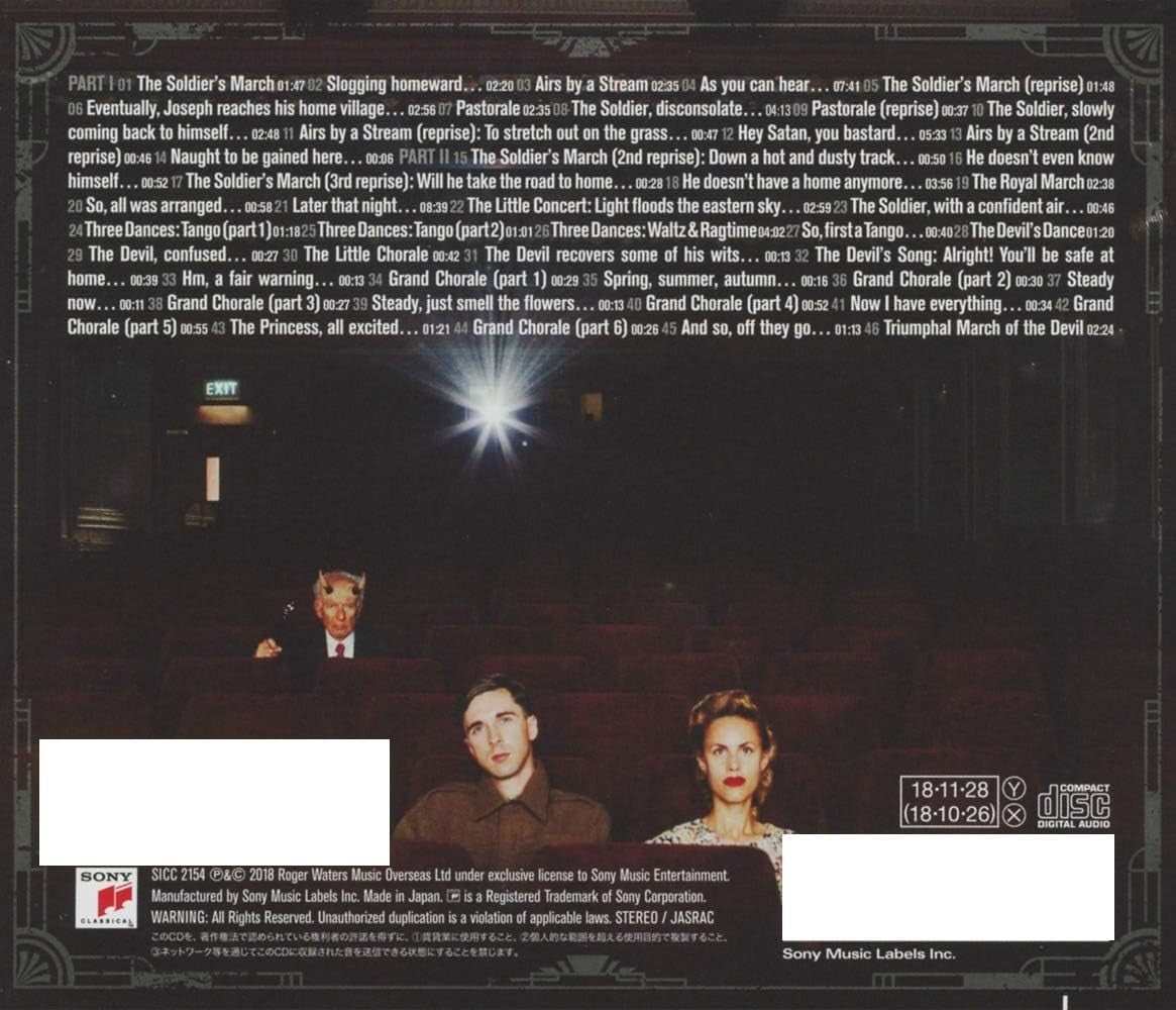CD New ROGER WATERS (Narration) STRAVINSKY THE SOLDIERS TALE Pink Floyd