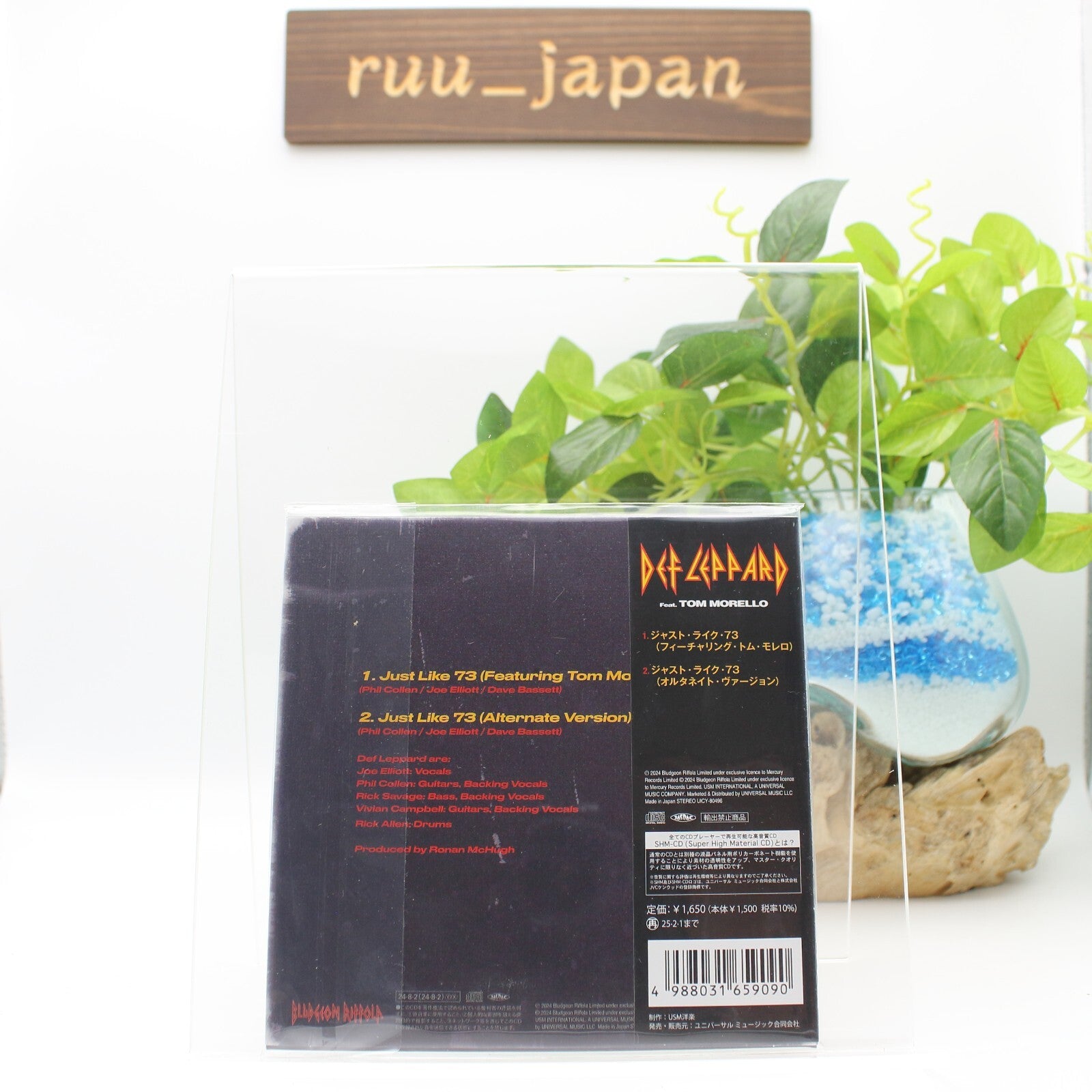 DEF LEPPARD JUST LIKE 73 feat. Tom Morello JAPAN SHM CD SINGLE NEW
