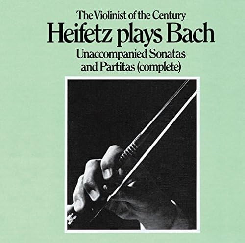 New Jascha Heifetz Violin 2CD Bach Sonata Partita OBI Complete BWV1001-06