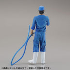 Kaiyodo Art Plastic ART PLA Zookeeper and White Rhino Set Unpainted New