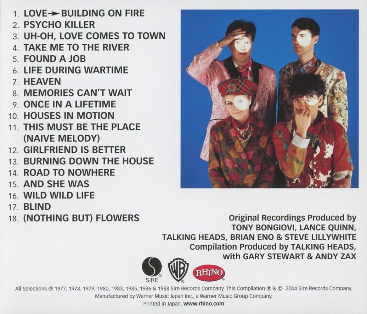 Talking Heads Best! The Best Of Talking Heads SHM-CD Japan Music CD New