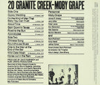 Moby Grape 20 Granite Creek CD From Japan NEW