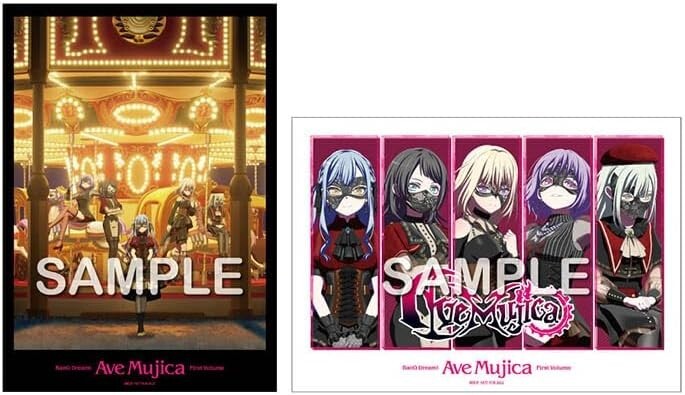 Blu-ray BanG Dream! Ave Mujica Part 1 Blu-ray+CD+Booklet+Stickers Anime Eng Sub