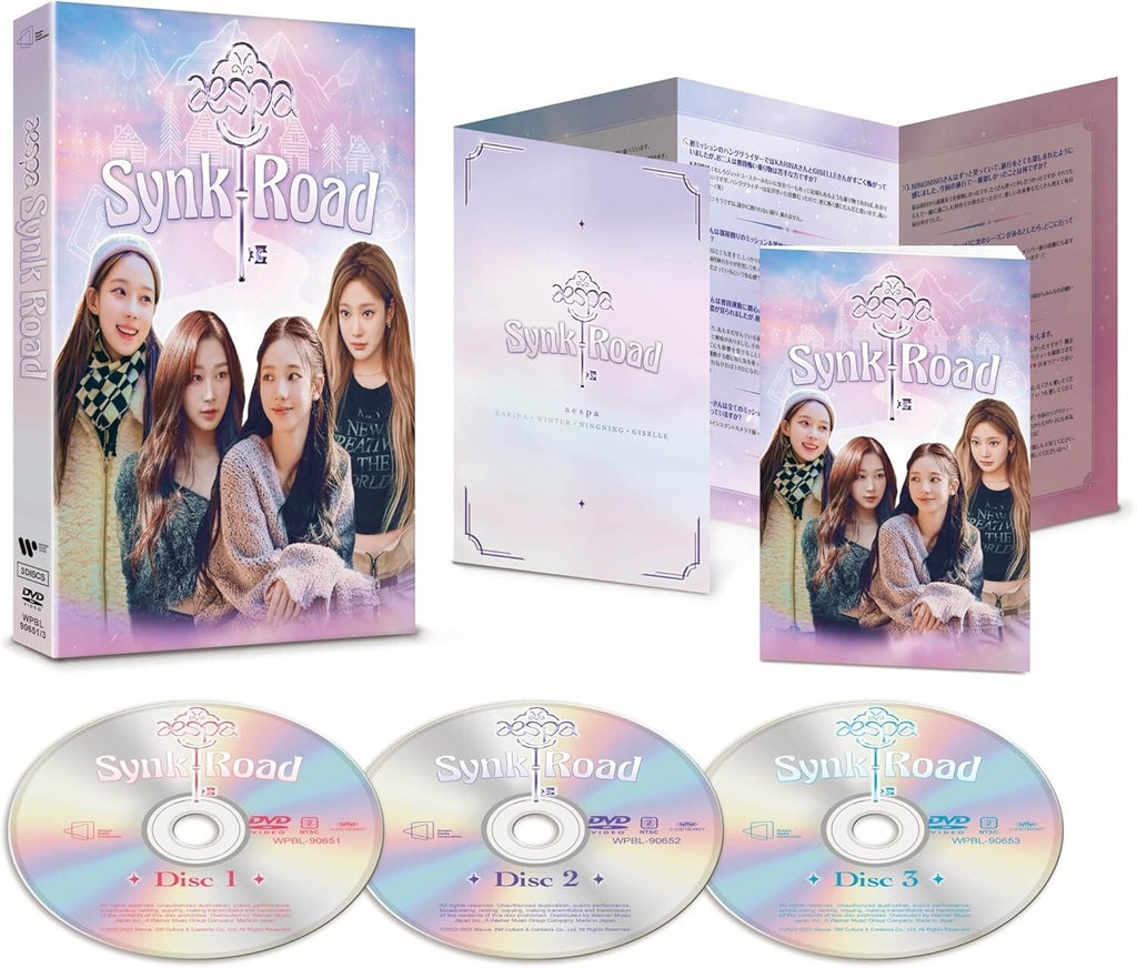 DVD aespa’s Synk Road 3DVD Region 2 WPBL-90651