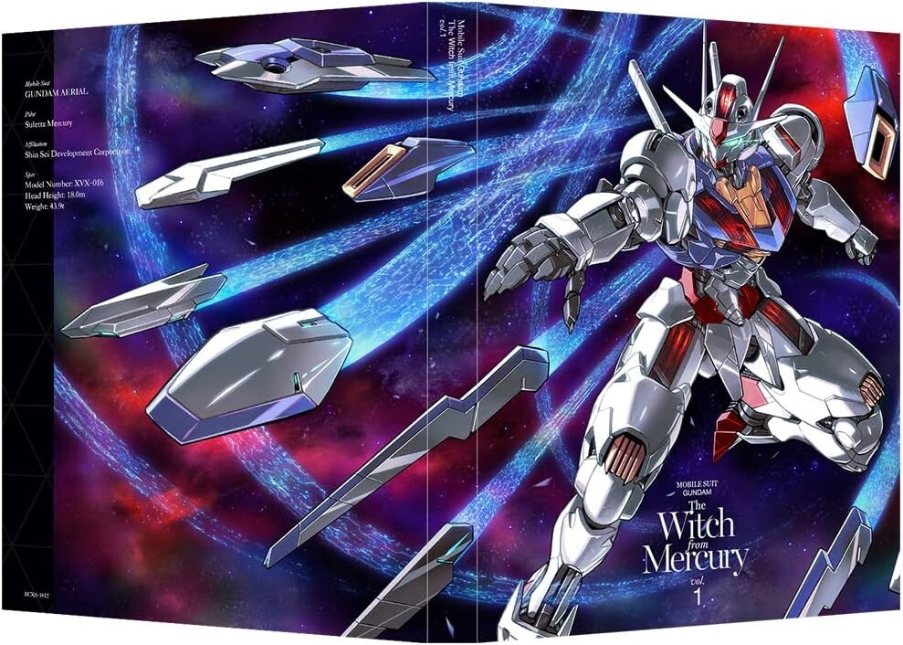 Mobile Suit Gundam: The Witch from Mercury Vol.1 Blu-ray+Booklet BCXA-1822 Japan