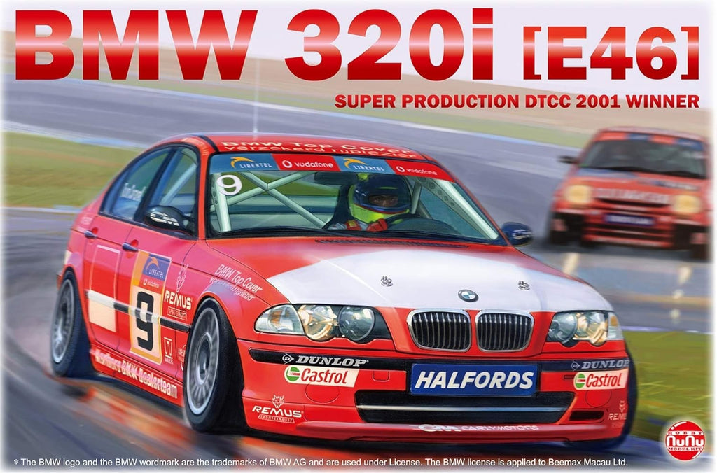 Platz/NuNu 1/24 Racing Series BMW 320i DTCC 2001 Winner Plastic Model Kit NEW