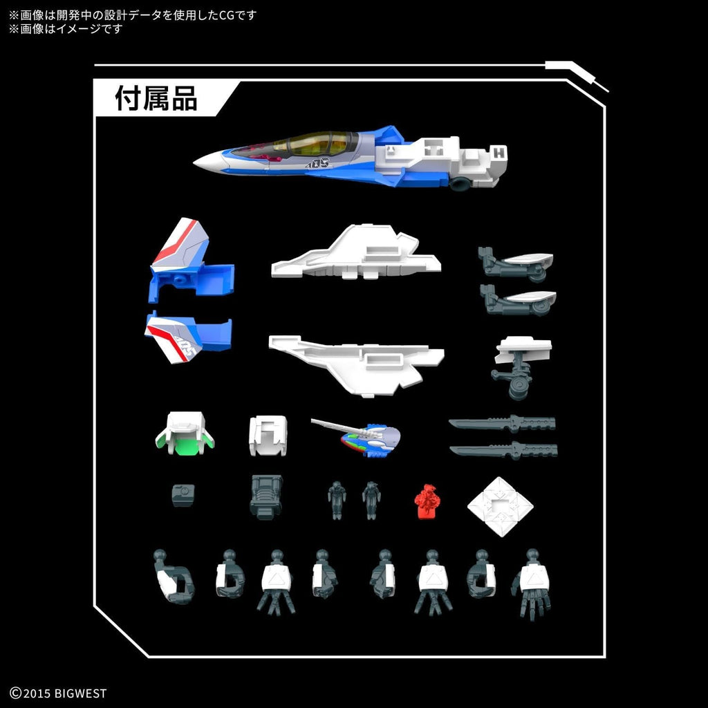 BANDAI SPIRITS HG Macross Delta VF-31J Siegfried Hayate Immelmann Machine NEW