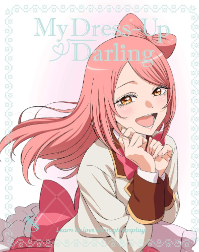 New My Dress-Up Darling Vol.8 Limited Edition Blu-ray Booklet Clear Stand Japan