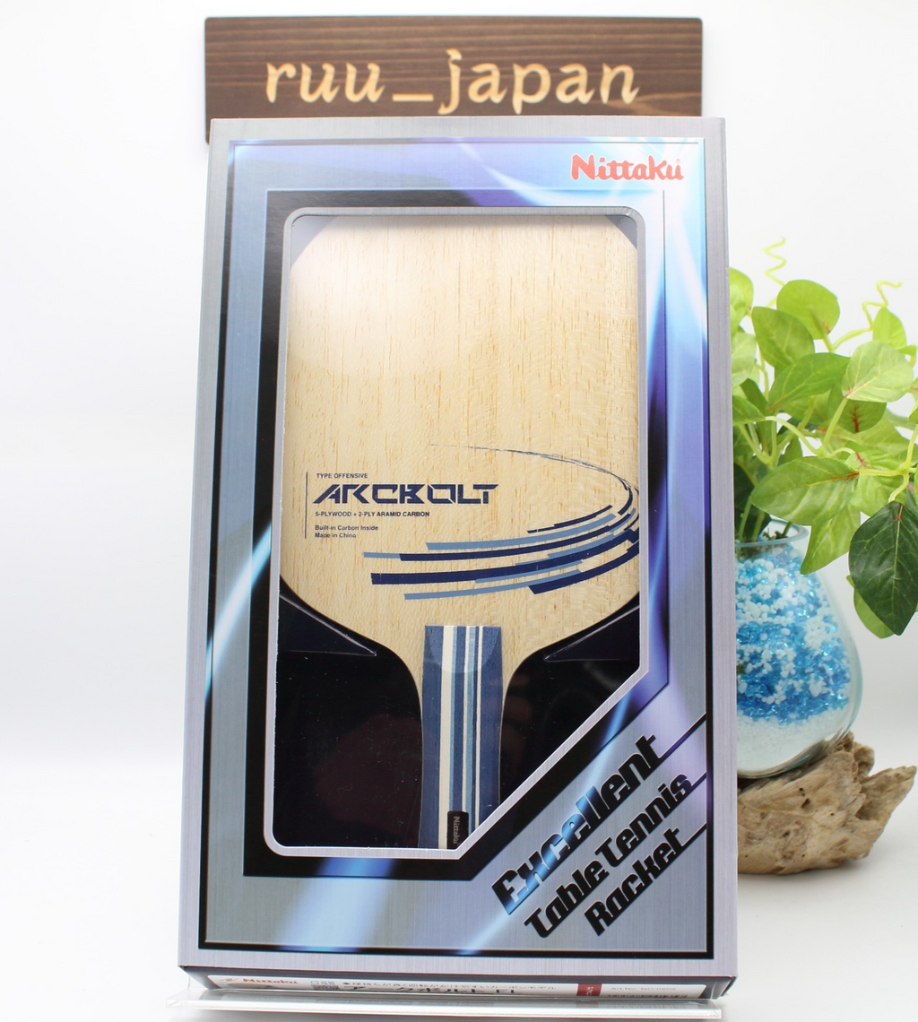 Nittaku Arcbolt FL Offensive Shakehand Table Tennis Racket NC-0506 NEW