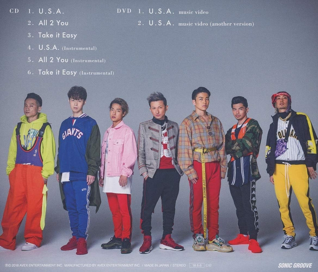 CD New DA PUMP - USA [CD+DVD] (First press limited edition B) [CD single]