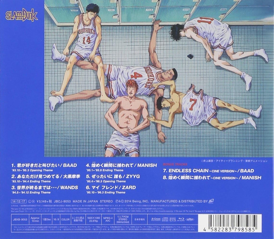 CD New The Best of TV Animation SLAM DUNK Single Collection High Spec Edition