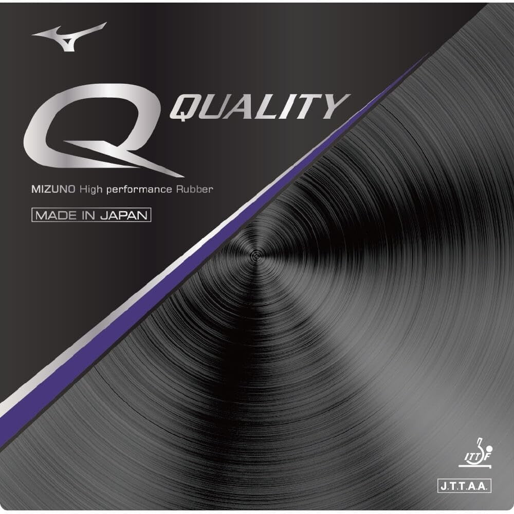 MIZUNO Qquality 83JRT299 Table Tennis Rubber Black Size 2.1 New