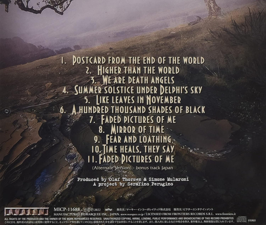 New SHINING BLACK POSTCARDS FROM THE END OF THE WORLD W/ BONUS TRACK JAPAN CD
