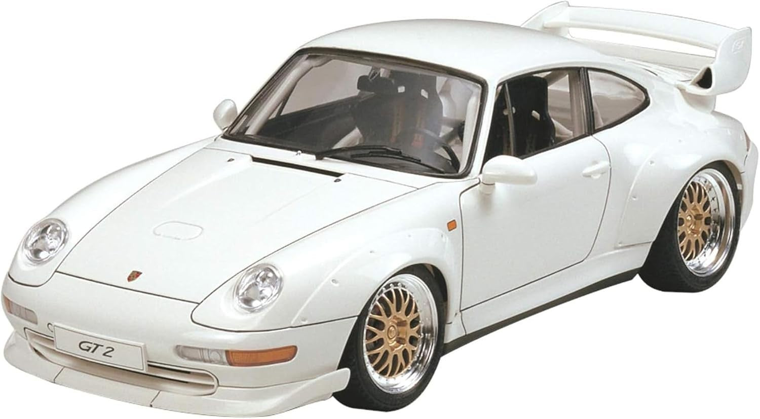 Tamiya 24247 Model Car Porsche GT2 at 1:24 Scale White NEW