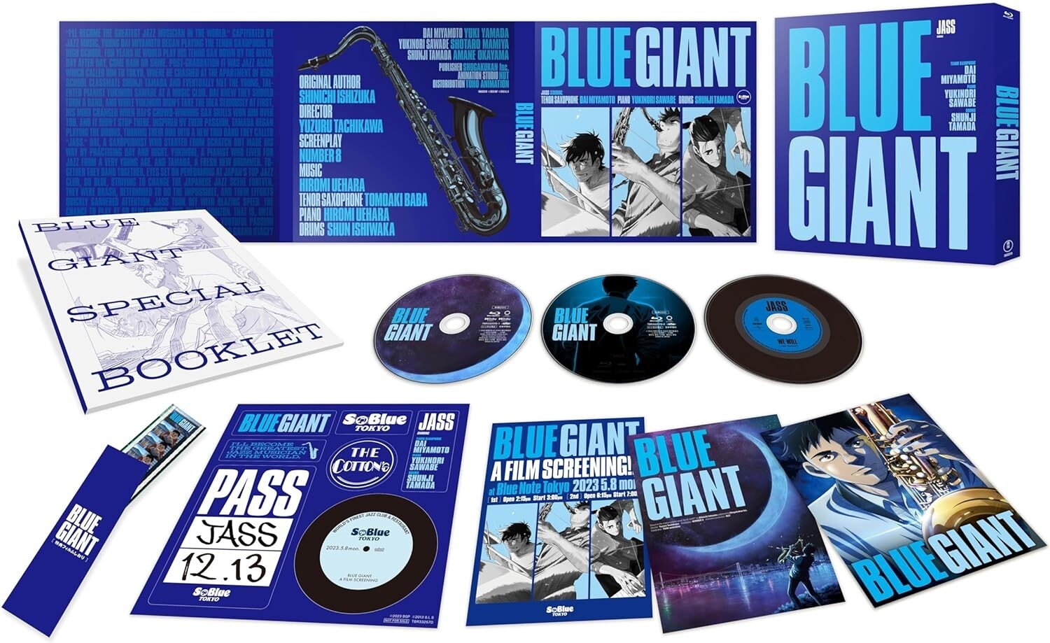 BLUE GIANT Special Edition 2 Blu-ray CD Booklet Japan New