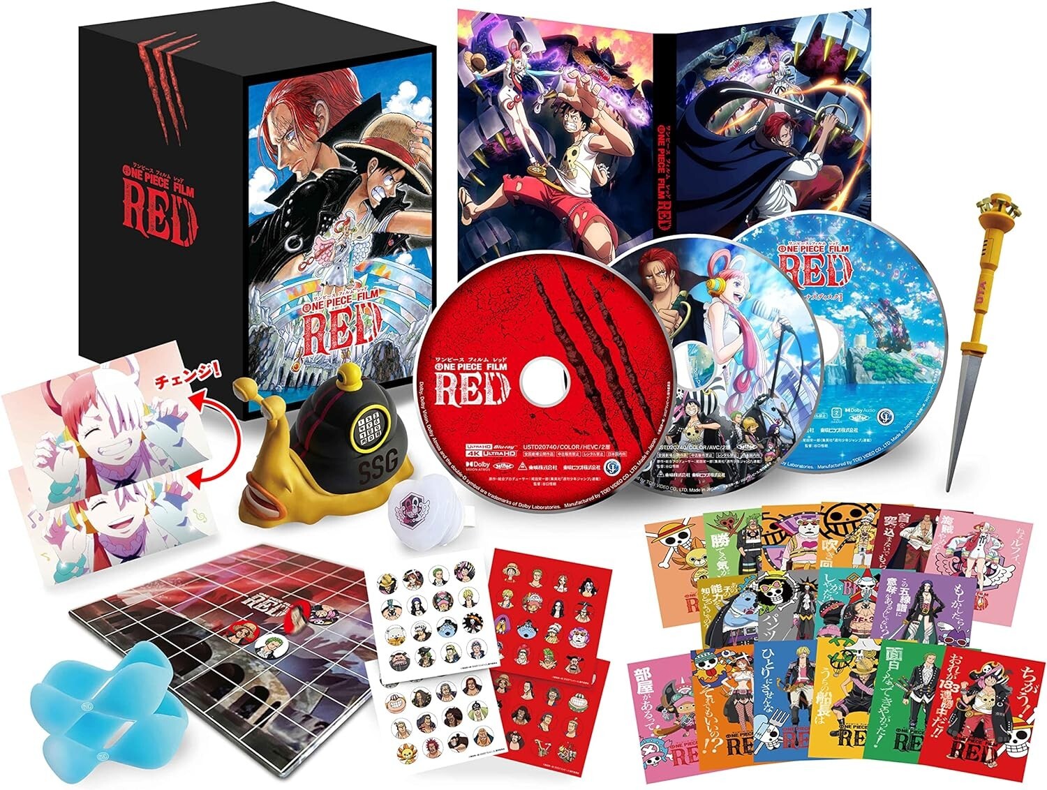One Piece Film Red - Deluxe Limited Edition 4K UHD [New 4K UHD Blu-ray] New