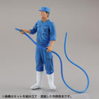 Kaiyodo Art Plastic ART PLA Zookeeper and White Rhino Set Unpainted New