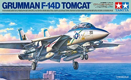 Tamiya 61118 1/48 Grumman F-14D Tomcat Plastic Model Airplane Kit New