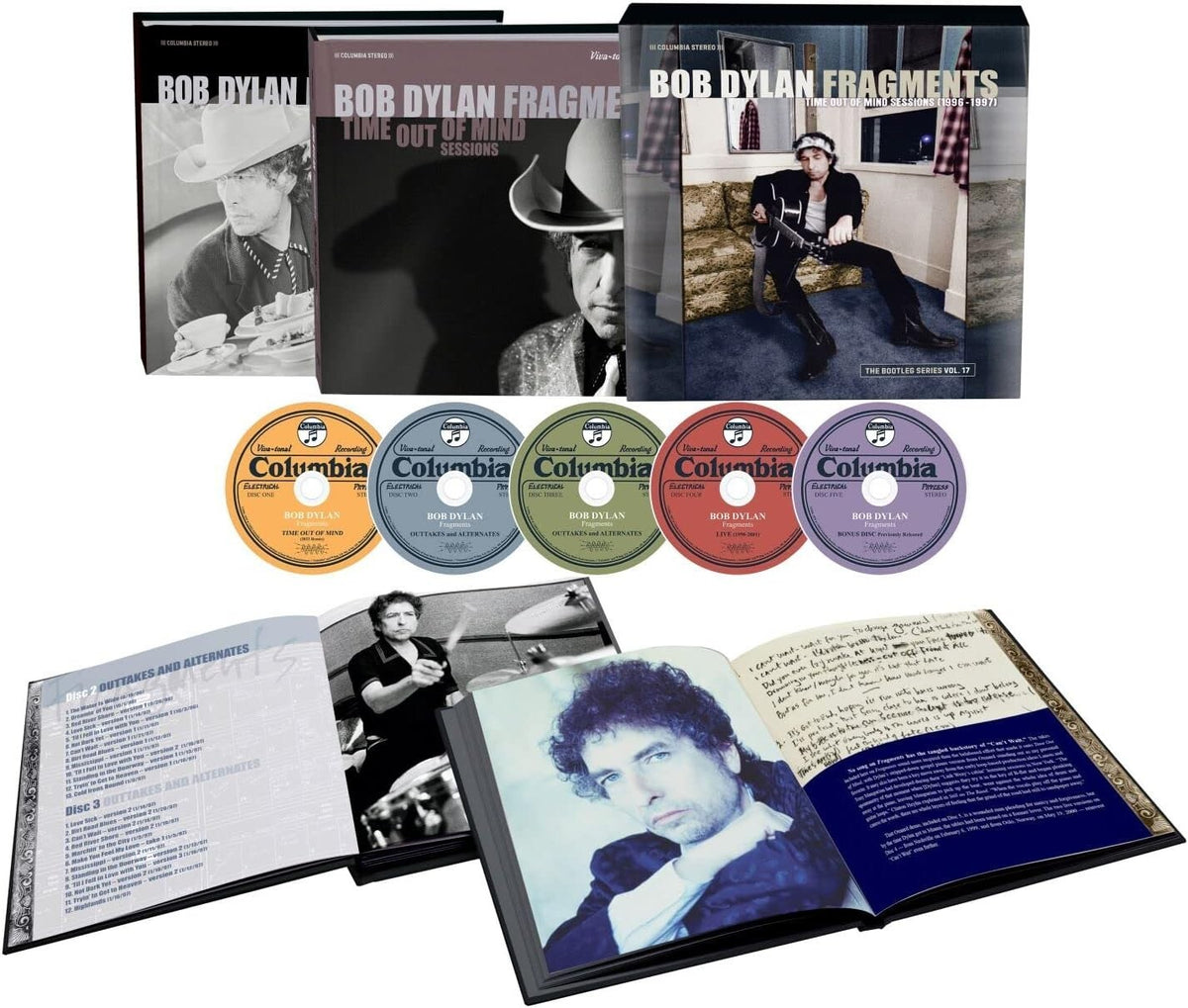 New BOB DYLAN FRAGMENTS TIME OUT OF MIND SESSIONS JAPAN 5 BLU-SPEC CD BOX