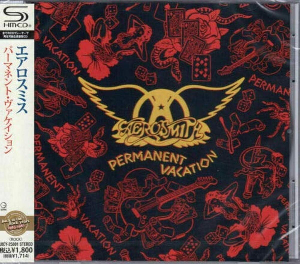 Aerosmith SHM-CD Permanent Vacation” Japan OBI New
