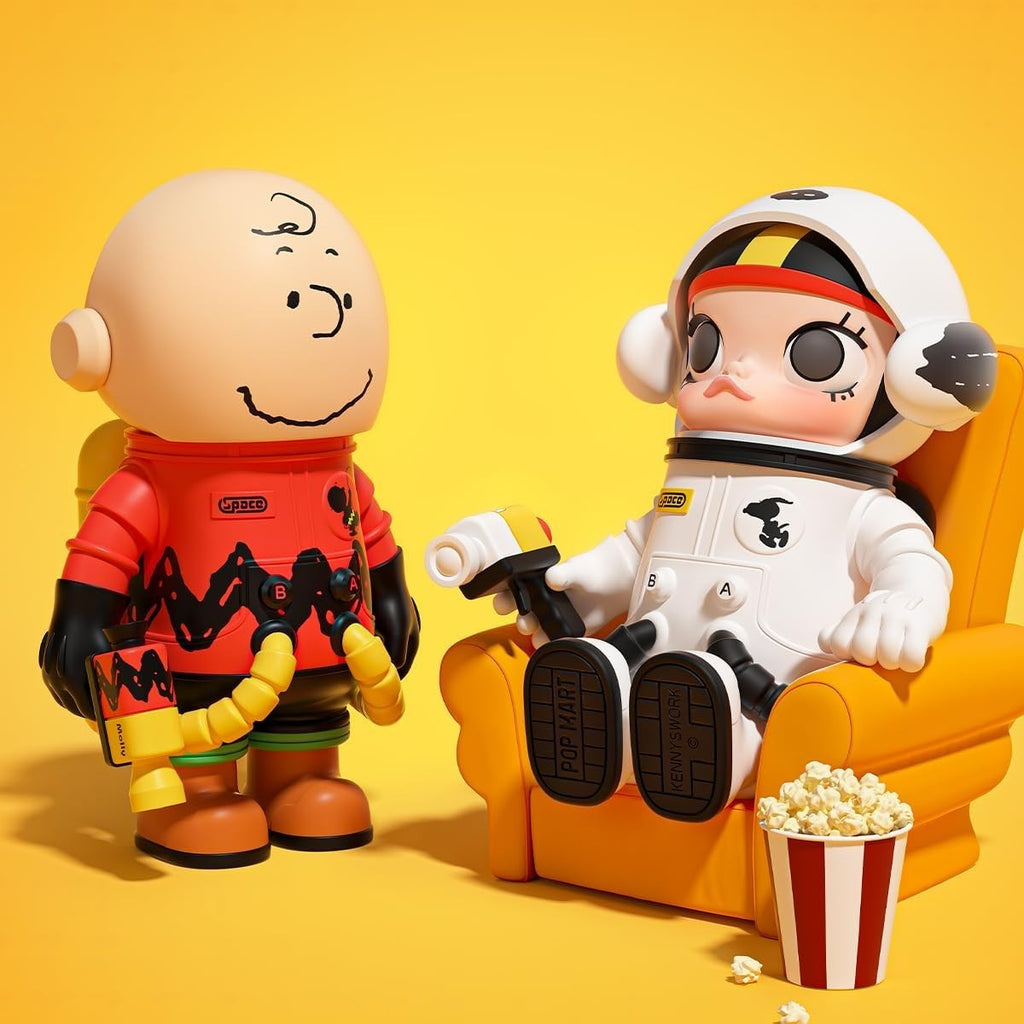POP MART MEGA SPACE MOLLY 100% Charlie Brown Snoopy NEW