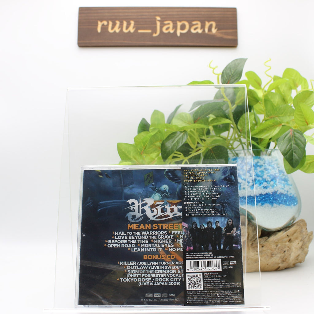 RIOT MEAN STREETS 2024 JAPAN CD + BONUS CD EDITION New