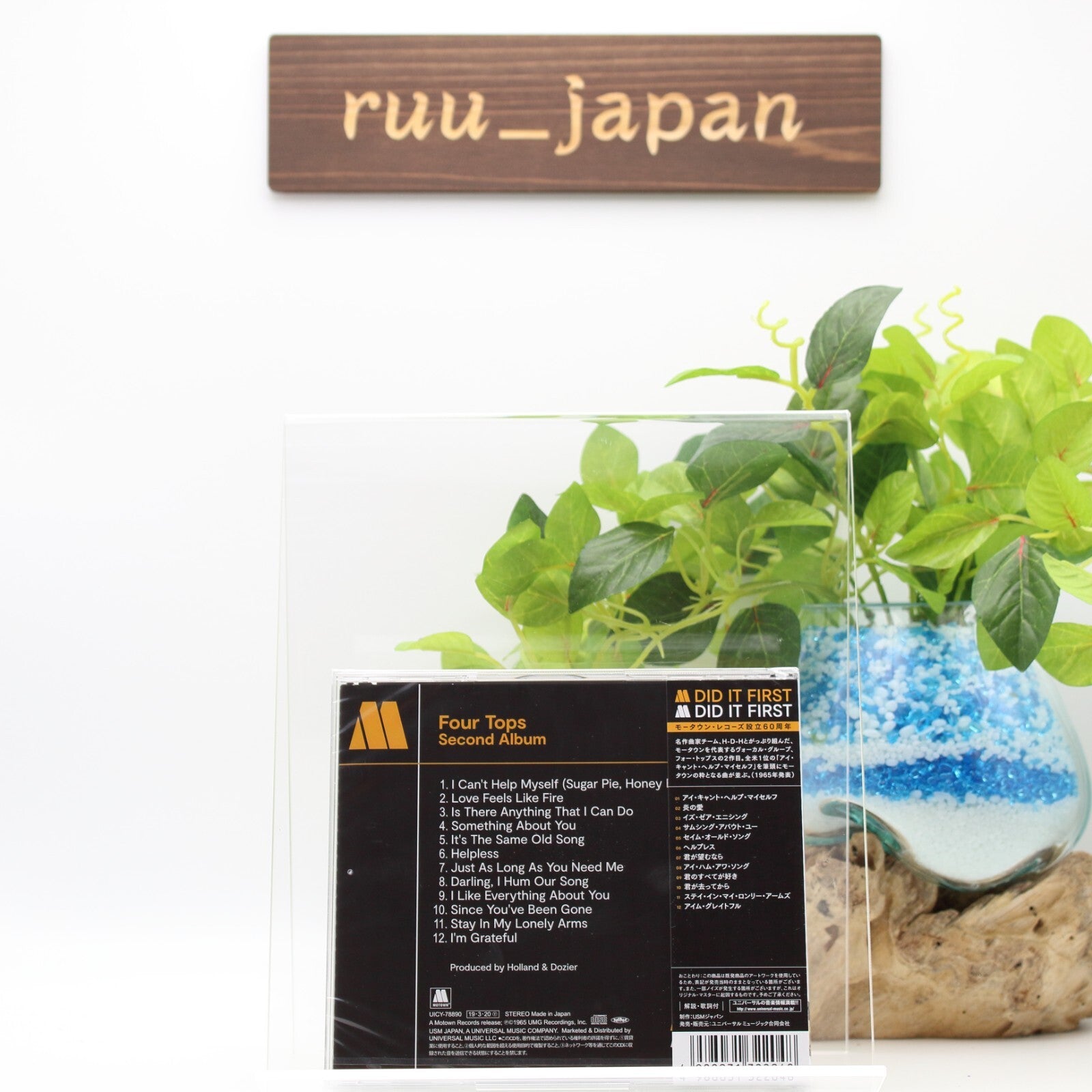 New Four Tops Soul CD Second Album Japan OBI