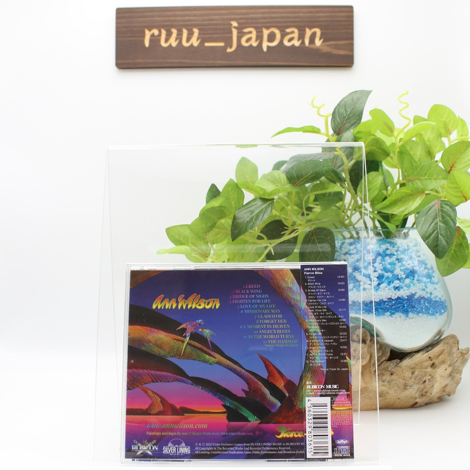 ANN WILSON Fierce Bliss + 1 JAPAN CD Heart U.S. Classic Hard Rock New
