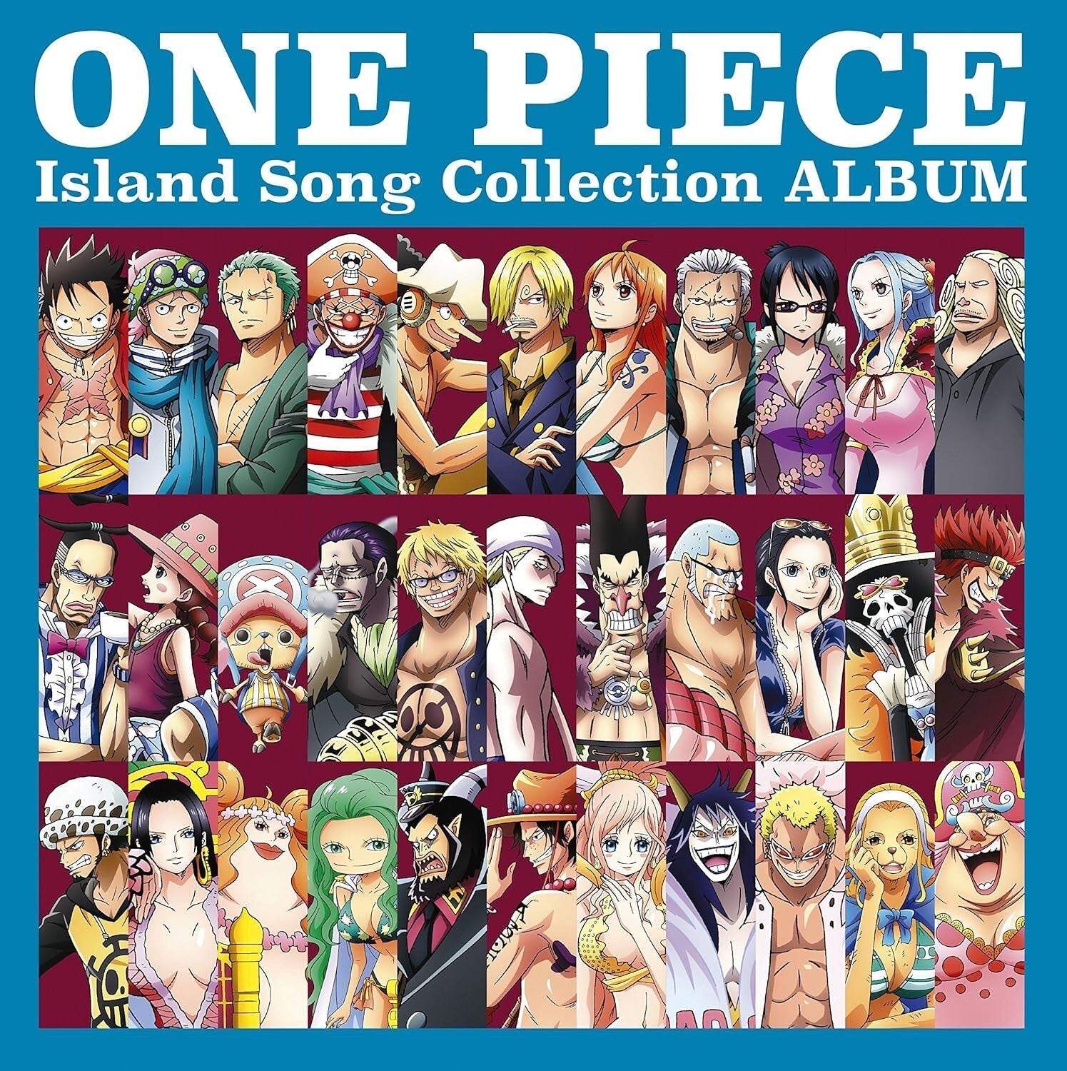 New ONE PIECE-ONE PIECE ISLAND SONG COLLECTION ALBUM-JAPAN 2 CD