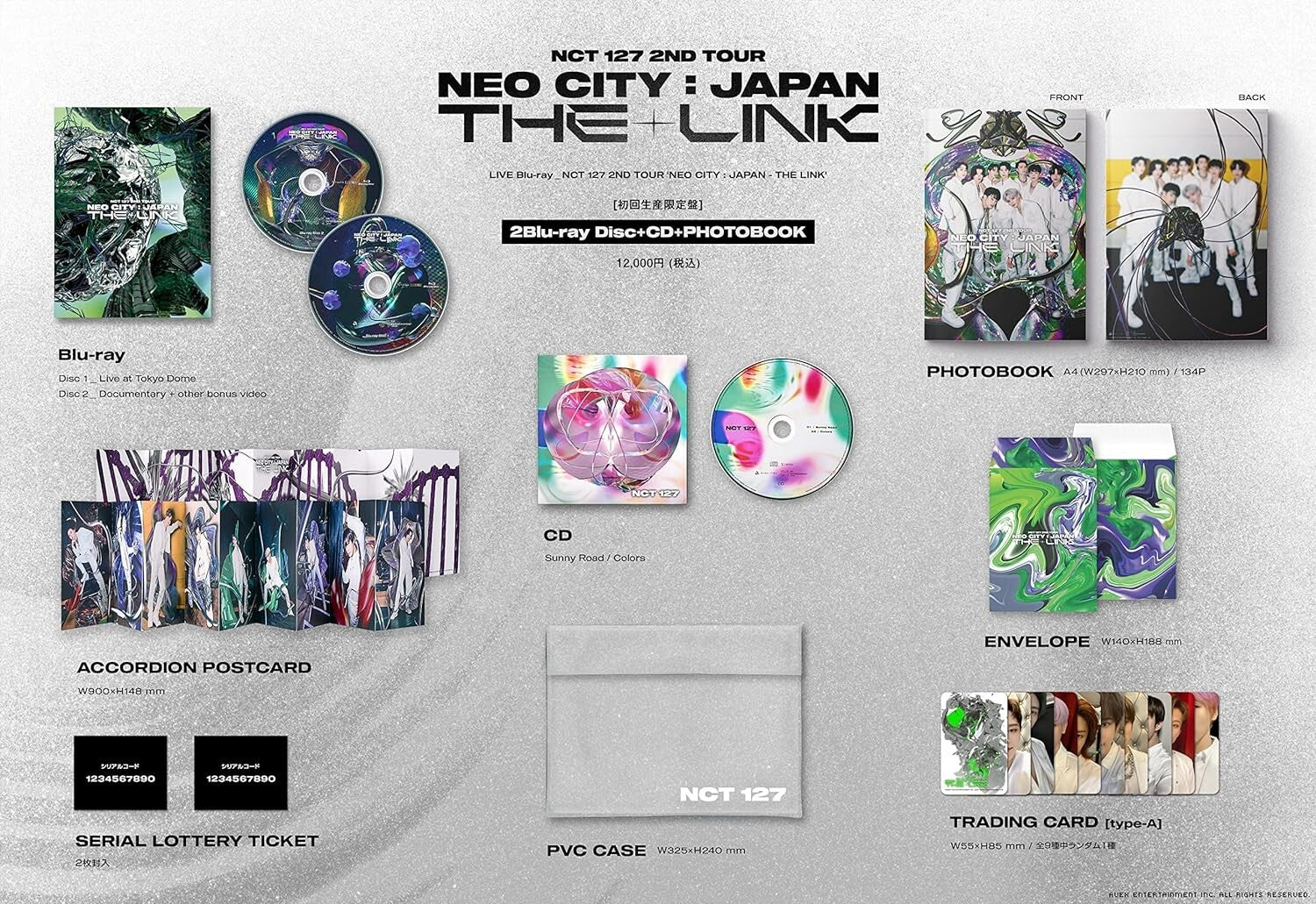 NCT 127 2ND TOUR NEO CITY  THE LINK First Press Limited Edition PHOTOBOOK New