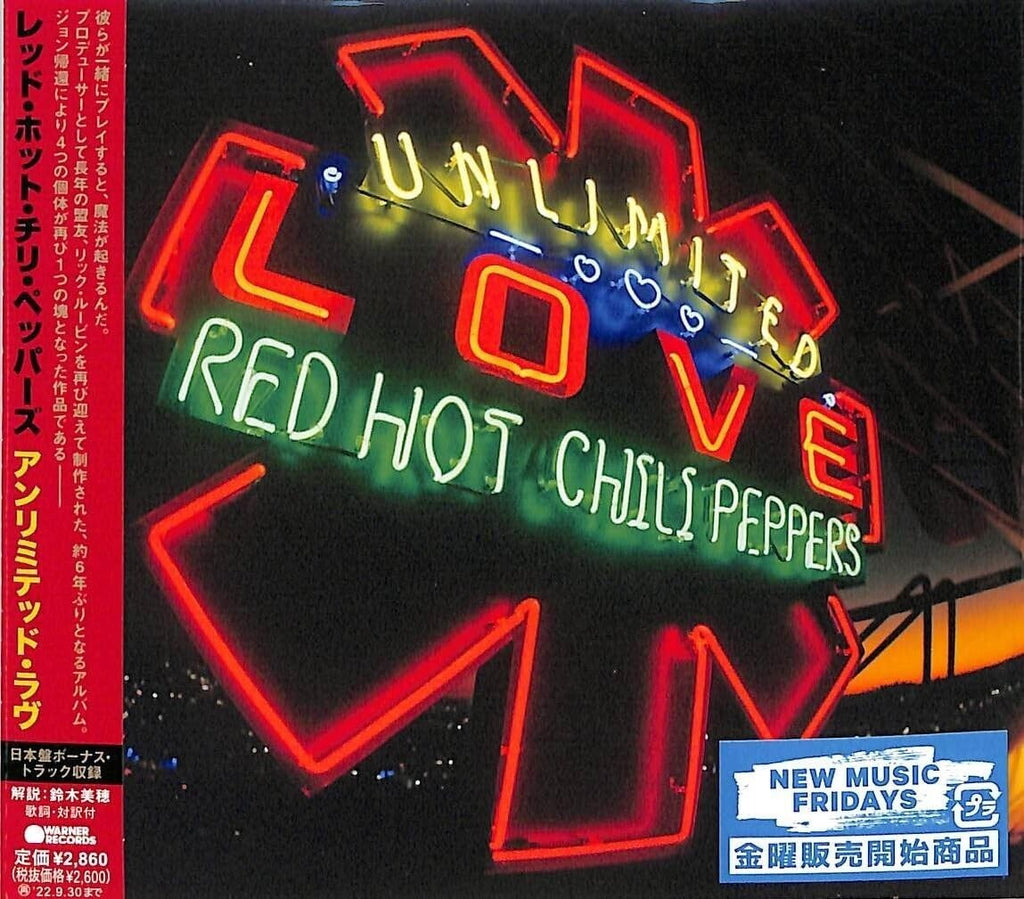 RED HOT CHILI PEPPERS Unlimited Love with Bonus track JAPAN CD NEW