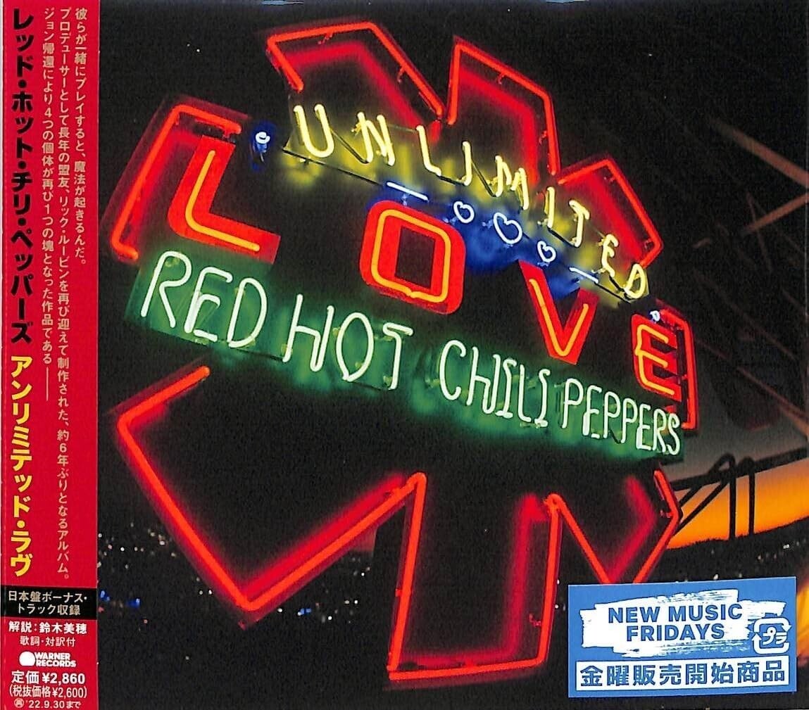 RED HOT CHILI PEPPERS Unlimited Love with Bonus track JAPAN CD NEW