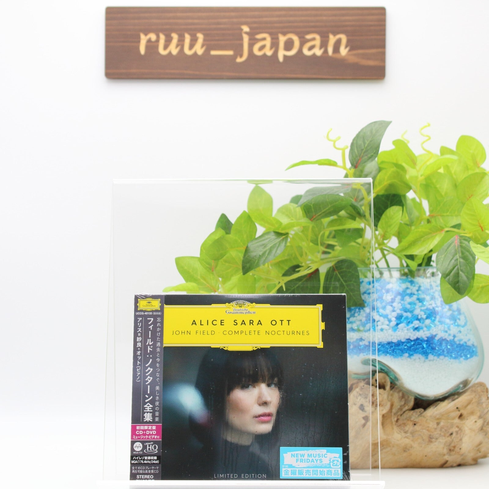 New Alice Sara Ott John Field Complete Nocturnes MQA-CD/UHQCD + DVD JAPAN