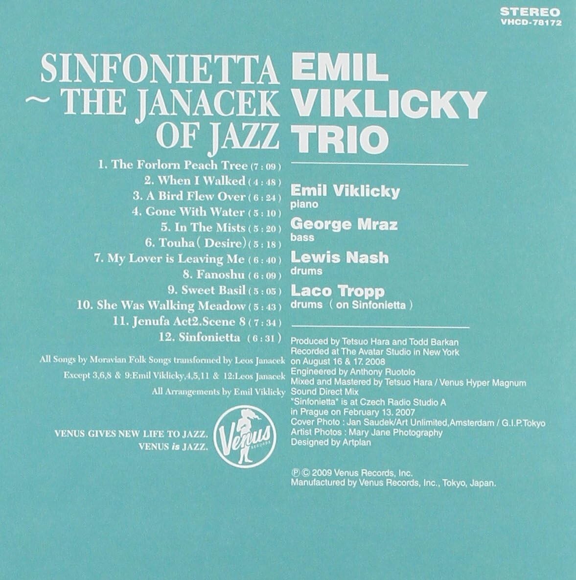 Emil Viklicky Trio CD Sinfonietta-The Janacek of Jazz Paper Sl Japan NEW