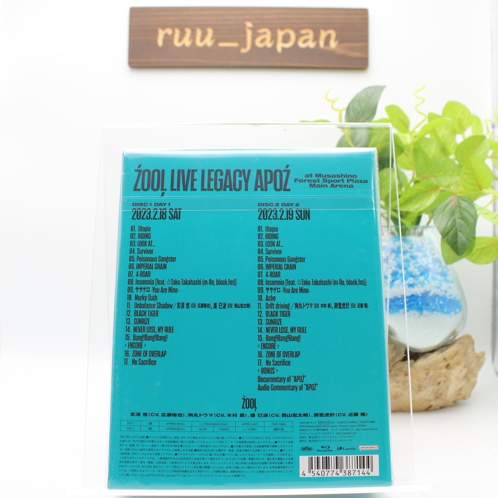 IDOLISH7 ZOOL LIVE LEGACY APOZ Blu-ray BOX+Photo book Limited Edition New