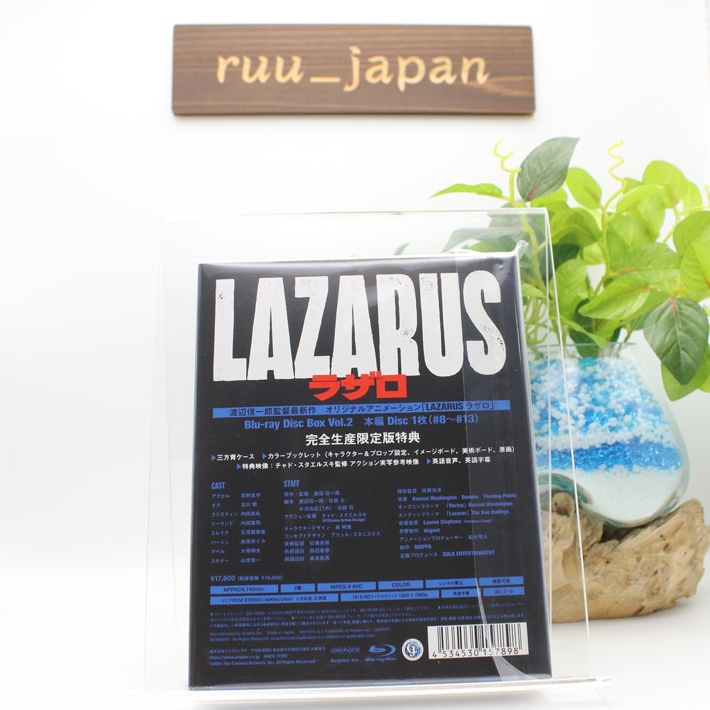 Blu-ray New LAZARUS Vol.2 Limited Production Edition Booklet Japan English
