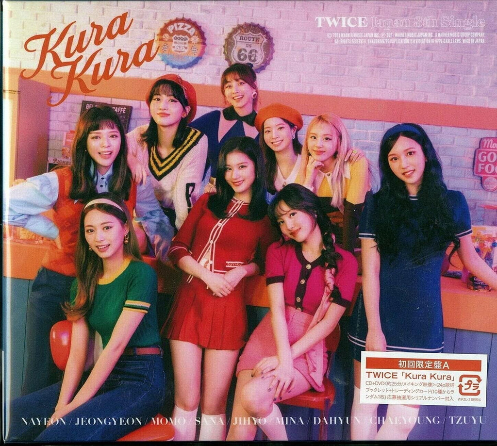 TWICE Kura Kura First Limited Edition Type A CD DVD Booklet Card Japan New
