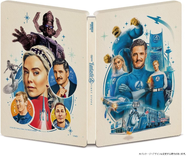New The Fantastic Four: First Steps 4K Ultra HD+3D+2D Steelbook [JAPAN]