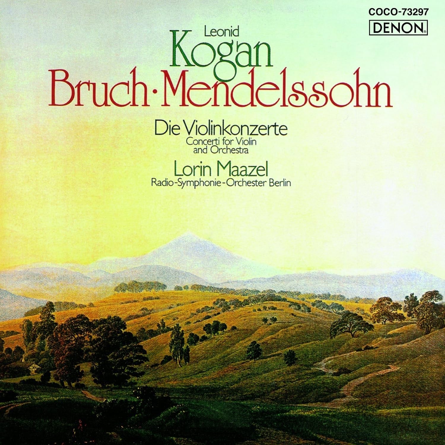 CD New KOGAN, MAAZEL/BERLIN RADIO SYM ORCH-MENDELSSOHN: VIOLIN-JAPAN