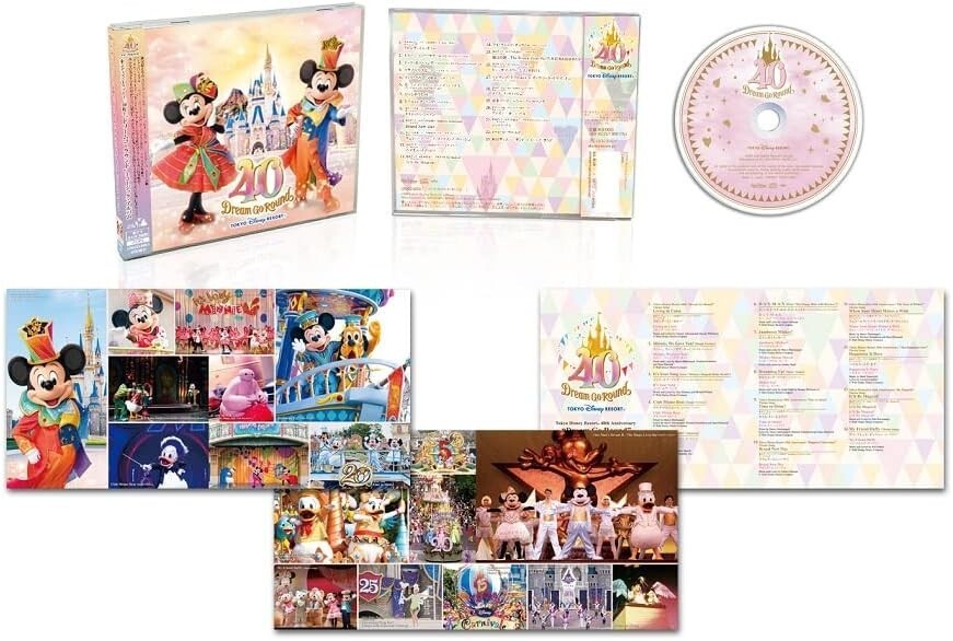 Tokyo Disney Resort (R) 40th Anniversary Dream Go Round Music Album Japan NEW