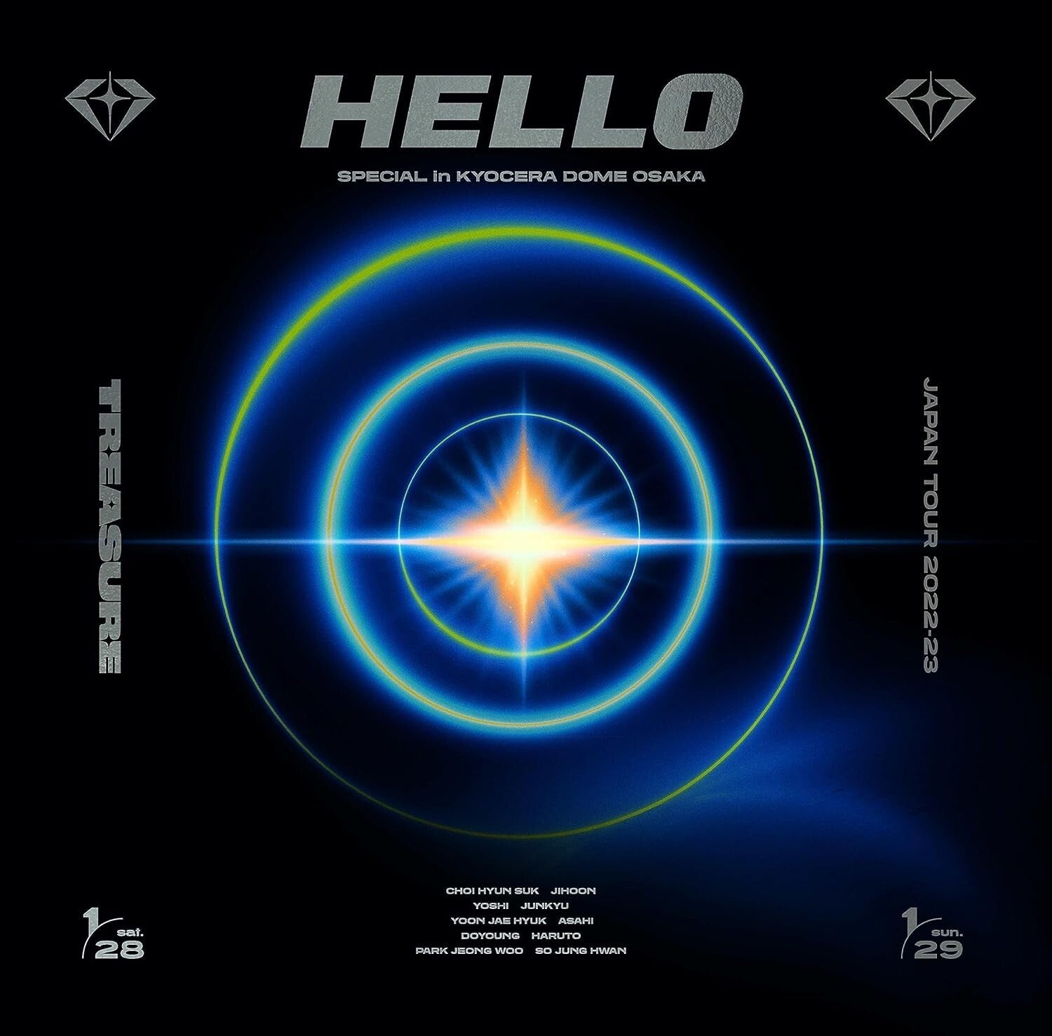 TREASURE JAPAN TOUR 2022-23 HELLO SPECIAL in KYOCERA DOME OSAKA DVD New
