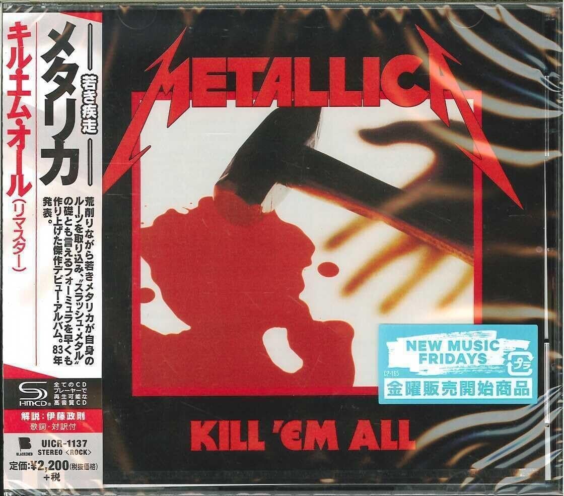 METALLICA-KILL EM ALL [2016 Remastered]-JAPAN SHM-CD New